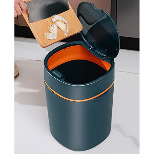 Kanta za smeće može pritisnuti kantu s poklopcem, kreativni luksuzni kuhinjski plastični papir za papir za otpad Kućni ured dnevni
