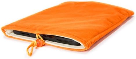 Boxwave futrola za VOYO I3 - baršunaste torbice, meka Velor tkanina torba sa crtežom za Voyo I3, Voyo I3, I8, I8Max - Bold Orange