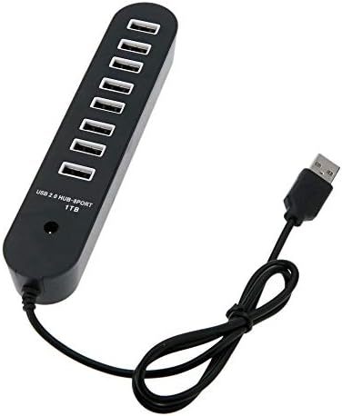 AxGear 8 Port USB 2.0 HUB Podaci velike brzine proširivanje ugrađenog USB kabla