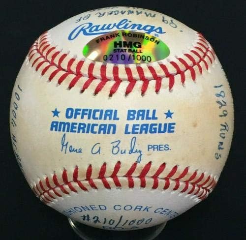 Frank Robinson potpisao je 16 stat bejzbol autografa rijetke HMG Holo Coa LE / 1000 - autogramirane bejzbol