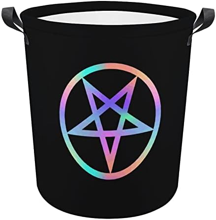Magic Bright Pentagram sklopiva korpa za pranje veša korpa za veš sa ručkama kanta za pranje prljava torba za odeću za Studentski