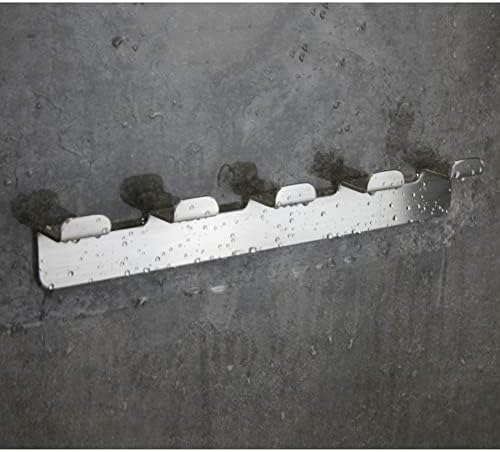 FRAFUO Ljepljivi kaput-minimalistički dizajn rustikalni nosač zida-laserski crtač zidni nosač za montažu sa kukama u 3 mm SUS 304