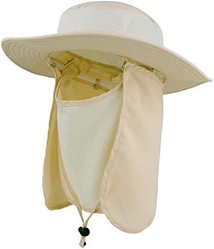 Vanjski šešir za sunčanje UPF 50 Zaštita vodootporni ribolov šešir pokrivač za lice ljetni vrat zaklopka šešir