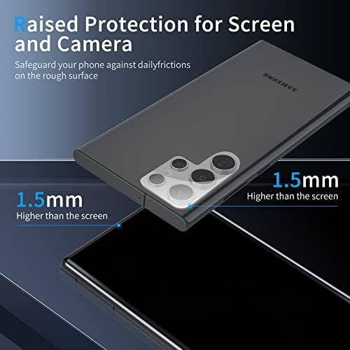 Cnarery[2+2 paketa Zaštita ekrana za privatnost za Samsung Galaxy S22 Ultra 5G, 2 paketa Zaštita ekrana od kaljenog stakla i 2 paketa