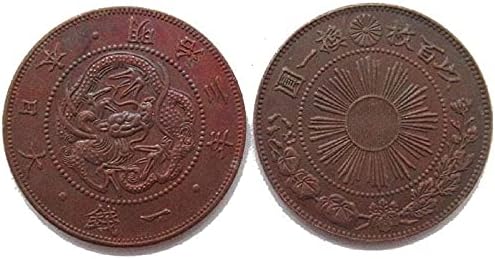 Japanski bakar 3 godine replike kovanicama kovanica kovanica kovanice Amaterski sabirni zanat Suvenir ukrasi Početna Pokloni