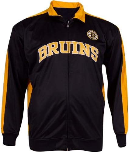 NHL Boston Bruins Big & visoka puna jakna za zip track muške
