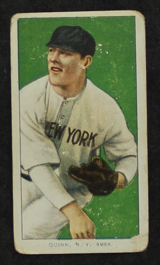 1909 T206 Jack Quinn New York Yankees Fair Yankees