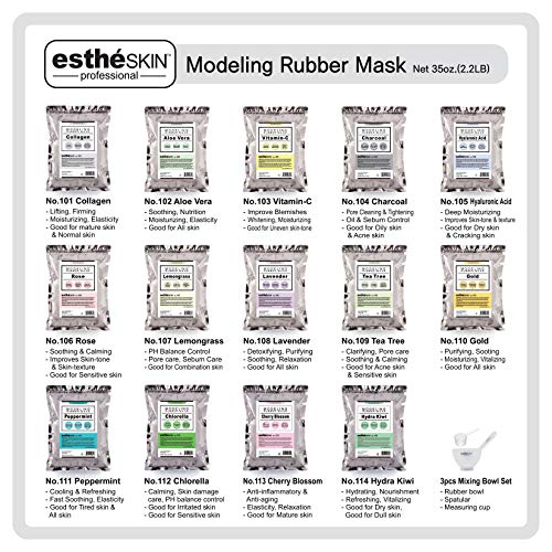 Esthensin br.105 Maska za modeliranje hijaluronske kiseline u prahu za profesionalni tretman lica, 35 oz.