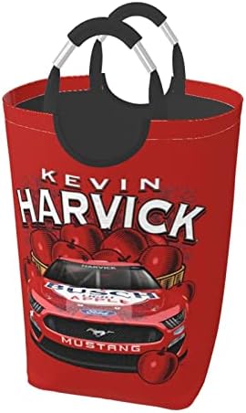 Kevin Harvick 4 velika korpa za pranje veša torba za veš kanta za veš torba za odeću sklopiva visoka sa ručkama vodootporna kupaonica
