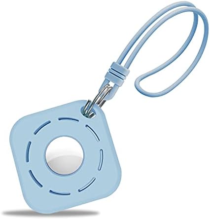 Veezoom zaštitni silikonski anti-izgubljeni futrola za AirTag Trader za držač za ključeve, jednostavan za nošenje laganog poklopca