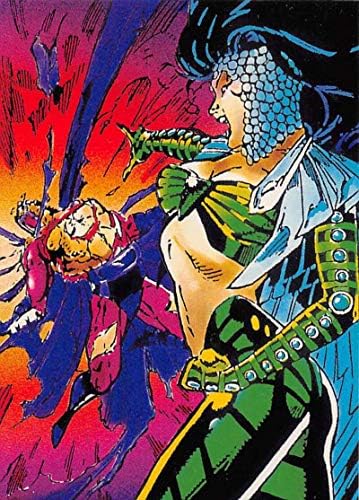 1991 Slike Comic Marvel X-Men Nonsport Standardna trgovačka kartica br. 56 Zaladane