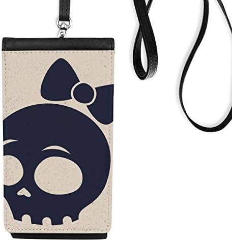 Lovely Fmale ls Halloween Telefon novčanik torbica Viseći mobilni torbica Crni džep