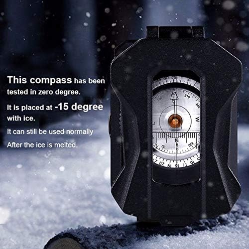 Zjhyxyh Vojni kompas Magnetni vodootporni profesionalni kompas za kampiranje jedrilica Navigacija planinarenje Multifunkcionalno