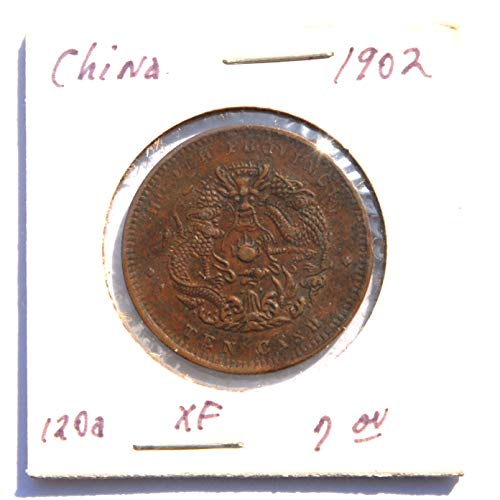 1902 CN Kina 10 Cash - Guangxu) Kovanica Vrlo sitne detalje
