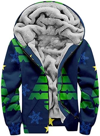 AdSSDQ prevelika jakna, plus veličina Osnovna morska kapuljača Muške pune rukave Zimske fit tople dukseve sa patentnim zatvaračem Graphic14