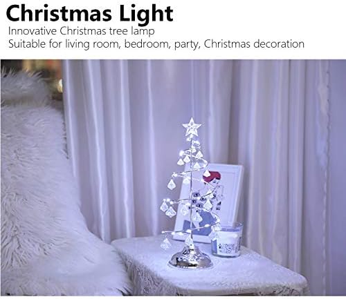 Hasaki LED božićna svjetiljka Kristalno božićno stablo Modeliranje svjetiljka Božić Dekorativna noćna svjetiljka