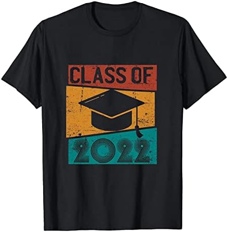Ženska Funny T majica Klasa 2022. Diplomirani diplomski poklon TEE Modni okrugli vrat Kratki rukav Grafički ljetni vrhovi