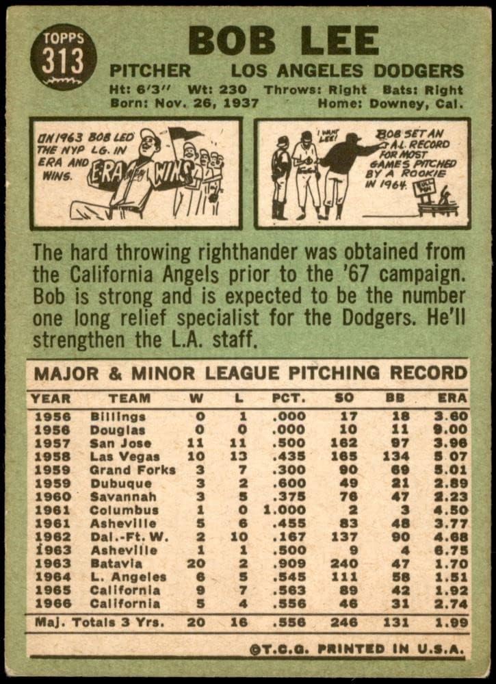 1967. apps 313 Bob Lee Los Angeles Dodgers Fair Dodgers
