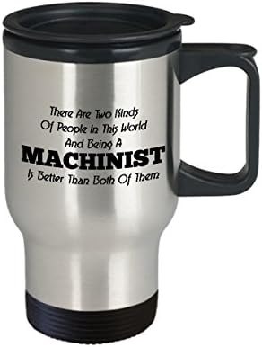 Machinists kafe putna krila Najbolji smiješni jedinstveni stroj operater čaj čaja Savršena ideja za muškarce ženski strojevi bolji
