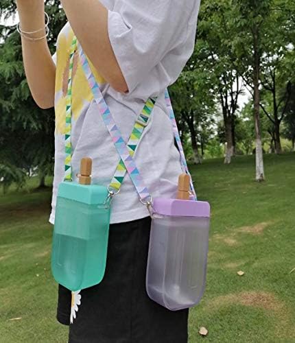 Yunqin 300ml Slatka šalica za slamu Nova plastična mapoglati oblik vode BPA Besplatna prozirna čaša za piće od soka pogodna za odrasle