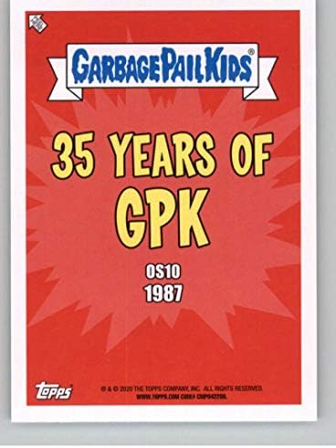 2020 TOPPS Sarbage Pail Kids 35. godišnjica serija 2 Booger Green # 65b vučena kartica za trgovanje