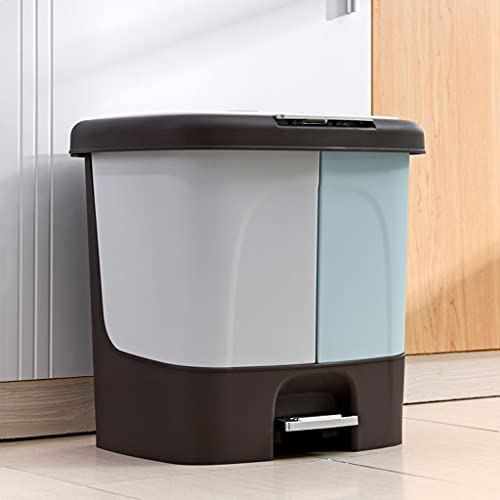 Ditudo kante za smeće kanta za smeće sa dvostrukom Bačvom dizajn sa dvostrukim poklopcem za sortiranje smeća kanta za smeće za domaćinstvo