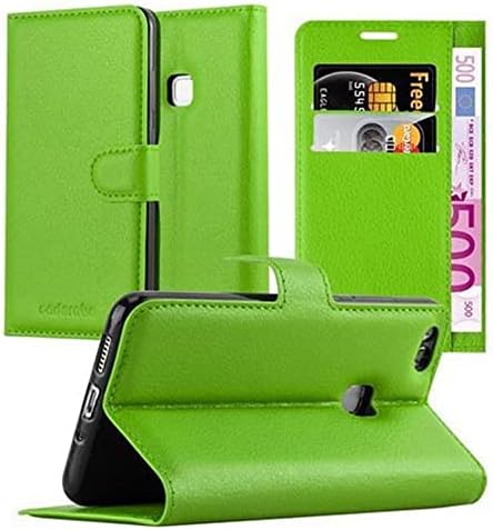 Cadorabo futrola za knjige kompatibilna sa Huawei P10 LITE u Mint zelenoj boji - sa magnetnim zatvaračem, funkcijom postolja i utorom