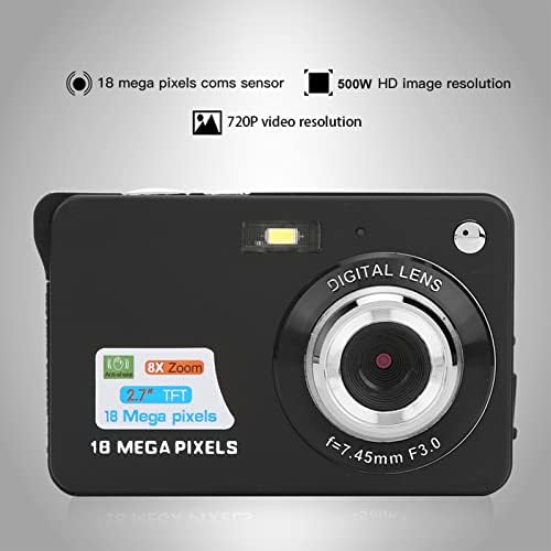 Vifemify 8x zum kartica Digitalna kamera 5 MP 2.7 in ekran maksimalna podrška 32GB memorijska kartica ugrađen mikrofon Mini Digitalna kamera