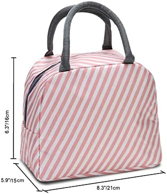 Denisel izolovana torba za ručak za odrasle žene i djecu, Tote Bag termo Bag Cooler Bag za kancelarijski posao školski piknik na otvorenom,