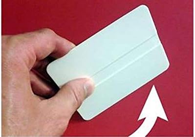 Vinil aplikacija Squeegee bijele boje 4 X 3 inča za postavljanje vinil zid naljepnice