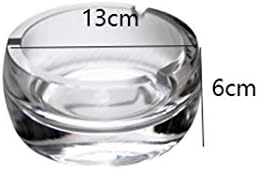 Quesheng Creative Glass Crystal pepeljara, Desktop pepeljara, izvrsna ukras za kućni uredski kafić