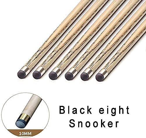 Haieshop Bazen Cue Bazen Stick Biljard Stick Izrađen od pepela 3/4 Cue koji se koristi za crno osmi / snooker / 145cm / 571 USD / 10mm tip 1111