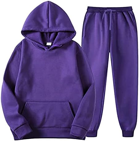 Larisalt zip up hoodie y2k, muški trenerka jogging sportski odijelo pune zip jakna 2 komada