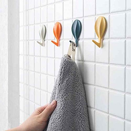 Wszjj 8pcs topli zrak balon zidne kuke za ručnik ručnik vješalica samoljepljiva kupaonica kuhinja ključeva za kuhanje organizatora