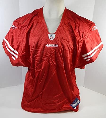 2010 San Francisco 49ers Blank Igra izdana Crveni dres Reebok XXL DP24141 - Neintred NFL igra rabljeni dresovi