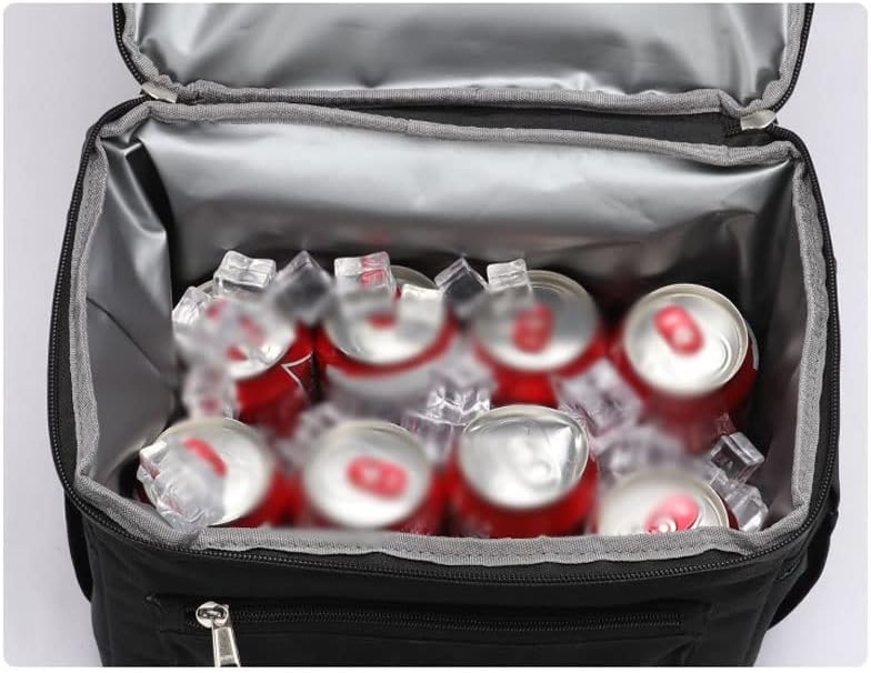 Ygqzm Cooler Bag ruksak meka velika dvoslojna termo izolovana torba za hranu torba za frižider pivo Wine picnic Bag