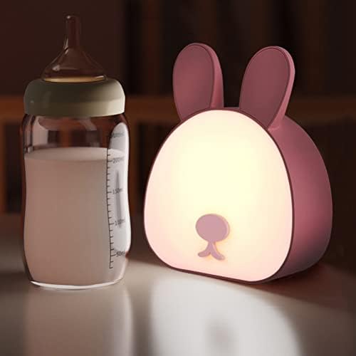 Aolyty slatko noćno svjetlo za djecu, USB punjiva Dječija noćna lampa bez stepena Zatamnjujuća noćna svjetla za rasadnike sa 3 Temperature
