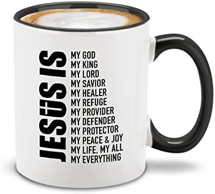 shop4ever Isus je moja sve religiozna keramička šolja za kafu čaj