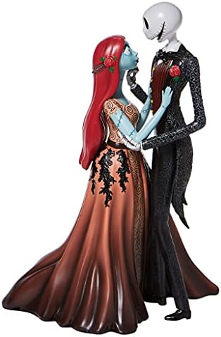 Enesco Disney Showcase Couture de prisiljavaju noćnu moru prije božićnog Jacka i Sally Echanching Figurine, 9,5 inča, višebojne
