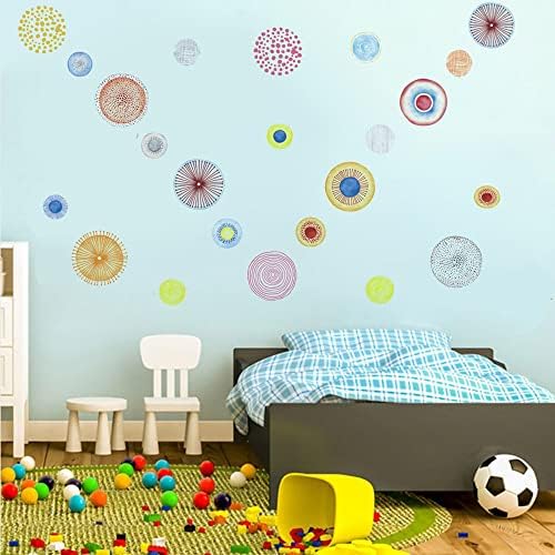 45 komada različiti stil Multi boja krug Polka Dots zidna naljepnica za djevojčice djecu soba spavaća soba dnevni boravak, Igraonica