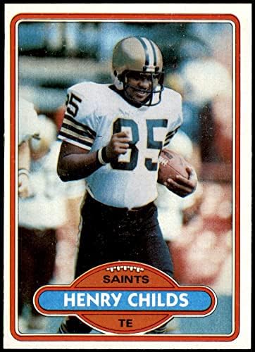 1980 TOPPS 304 Henry Childs New Orleans Saints NM Saints Kansas St