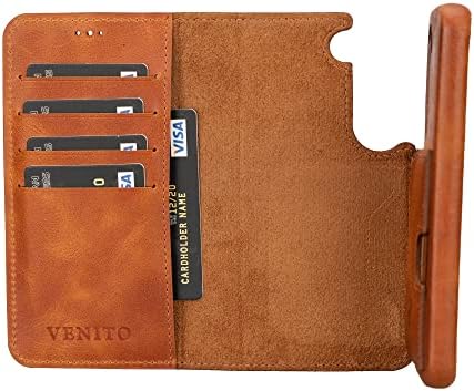 Venito Florence kožna torbica za novčanik kompatibilna sa futrolom za Samsung Galaxy S23-Extra Secure sa RFID blokadom - odvojivi