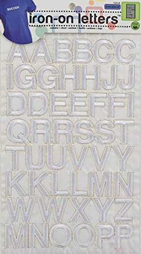Dritz 15514 Glačala na slova, vezeni, blok, 1-inčni, bijeli
