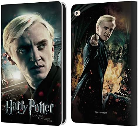 Dizajni za glavu Službeno licencirani Harry Potter Severus Snape Smrtly Hallows viii kožne knjige Novčani poklopac Kompatibilan sa Apple iPad Air 2