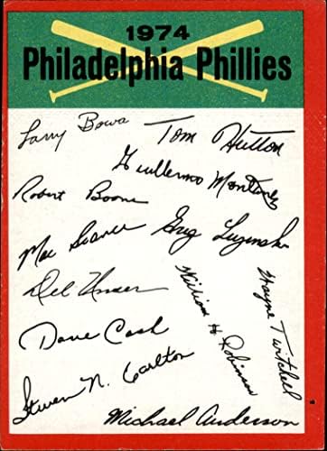 1974 FAPPS Phillies Phillies Filadelfija Phillies Ex Phillies