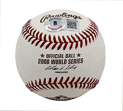 Ryan Howard autografirao / potpisao Philadelphia Rawlings World Series 2008 bejzbol