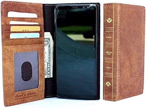 Jafo futrola od prave kože za Samsung Galaxy Note 9 knjiga Biblija novčanik Luksuzni poklopac s ručno rađeni Vintage Id kartice slota