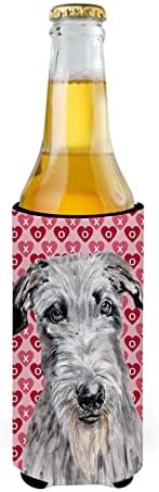 Caroline's SC9706muk škotski deerhound Hearts i Love Ultra Hugger za tanke limenke, može li hladnjak rukav zagrliti rukav za piće