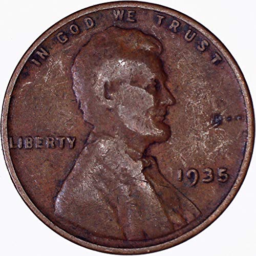 1935 Lincoln pšenica Cent 1c vrlo dobro