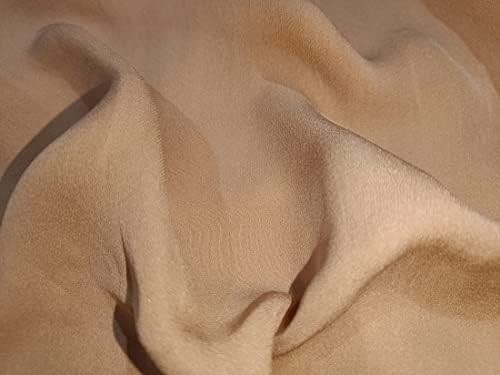 svilena Georgette tkanina boja kože 23,81 mm / 90 grama širine 54 pored dvorišta